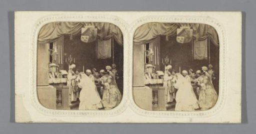 Wedding ceremony of Louis XV of France with Maria Leszczyńska