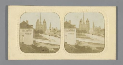 View of the Cathedral of Dijon