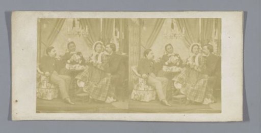 Two couples around a table