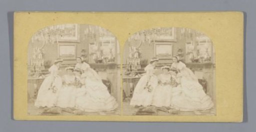 Four bridesmaids in a room
