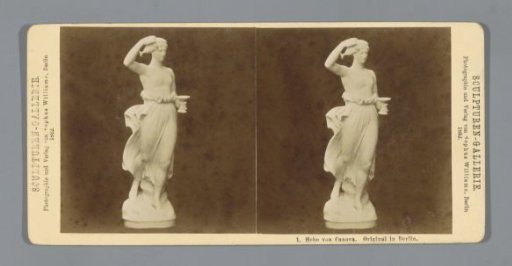 Sculpture of the goddess Hebe