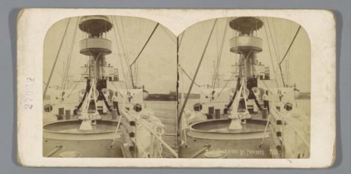 View of the deck of a Panzerschiff of the Reichsmarine