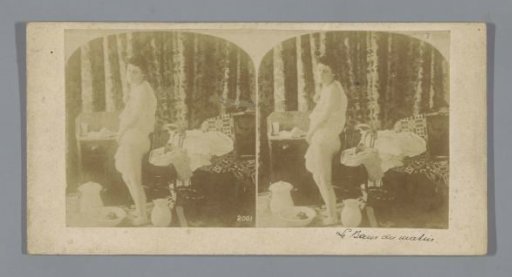 Scene with a woman washing