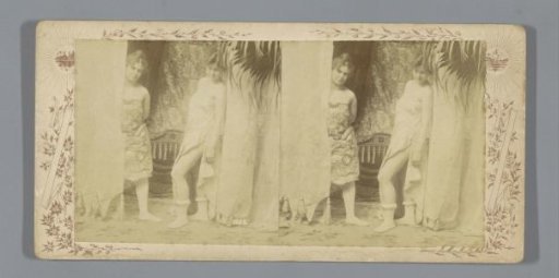 Scene with two scantily clad women