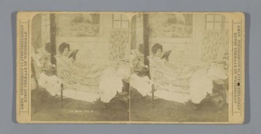 Scene with a woman in a bath