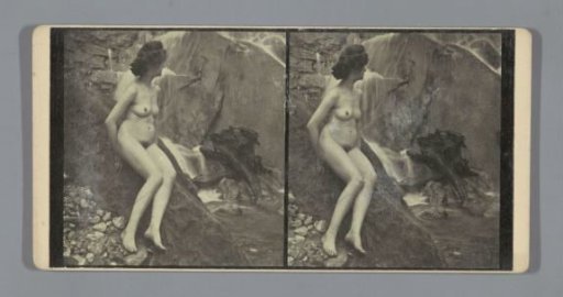 Portrait of a nude woman in nature