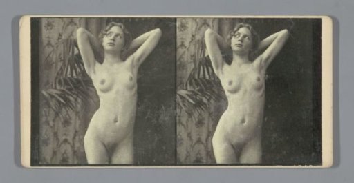 Portrait of a nude woman