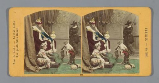 Scene with a King and Puss in Boots
