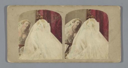 Bride Looking in a Mirror