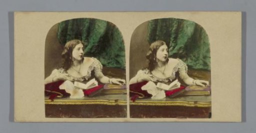 Portrait of a young woman with books