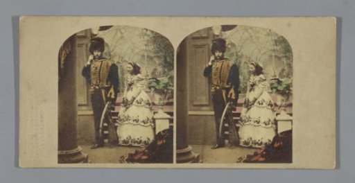 Young woman with a hussar