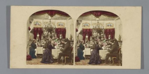 Scene in a restaurant