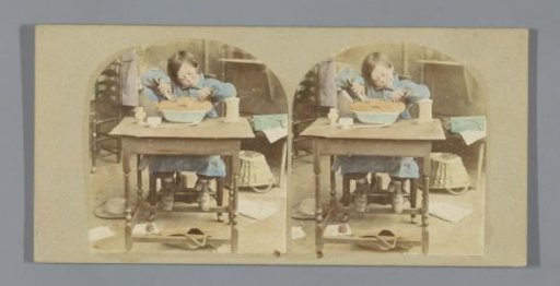 Child with a Plate of Food