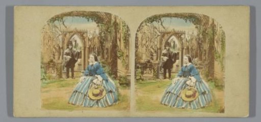 Man and Woman in a Church Ruin