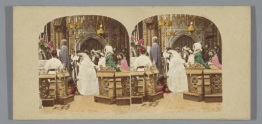 Blessing of a wedding in a church