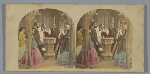 Baptism of a child in a church