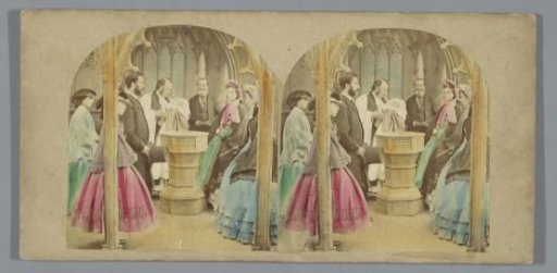Baptism of a child in a church