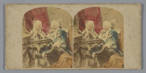 Man and a woman playing a game of chess