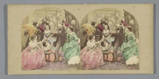 Group of seven people playing a game