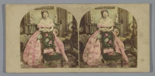 Woman leaning on a chair