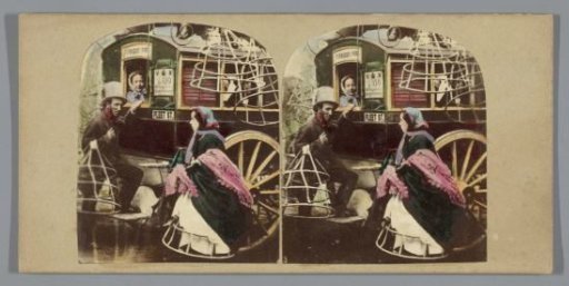 Woman must take off her hoop skirt to board the tram