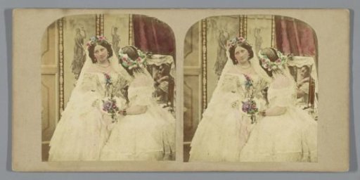 Bride and a bridesmaid