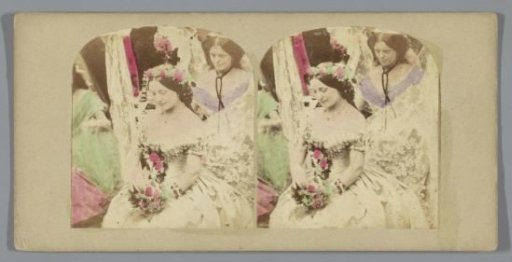 Bride with a bridesmaid