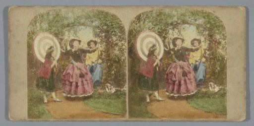 Three Unknown Women Practising Archery