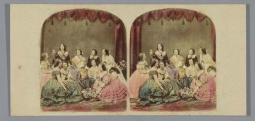 Company with Various Women