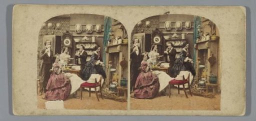 Company in a Kitchen
