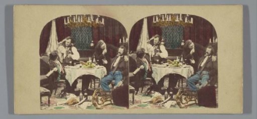 Fighting Men Around a Table