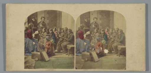 Teacher and children in a classroom