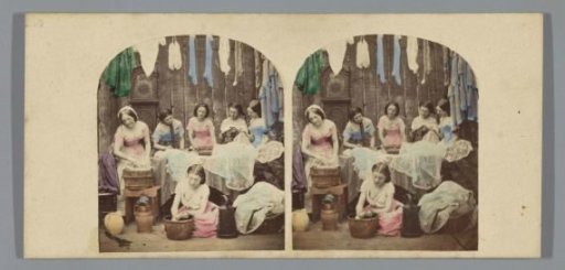 Women doing laundry