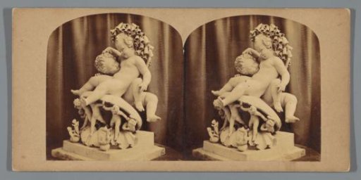 Sculpture of the hobgoblin Puck from Midsummer Night's Dream at the World Exhibition of 1851