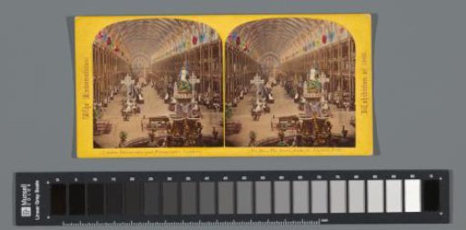 The Nave, from the Eastern Dome. The International Exhibition in London
