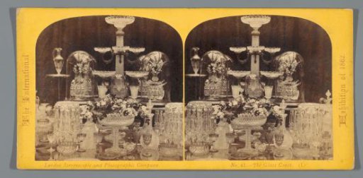 Glassware at the World Exhibition of 1862