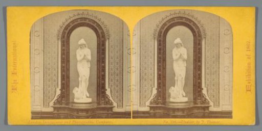 Sculpture of Undine by John Thomas, shown at the World Exhibition of 1862