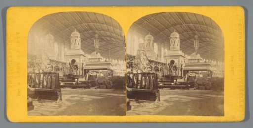 Ottoman Department in the Machine Hall at the World Exhibition of 1867