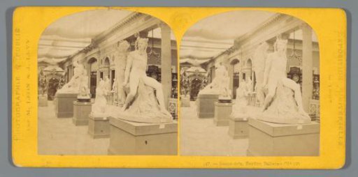 Sculptures at the Italian Department of the World Exhibition of 1867