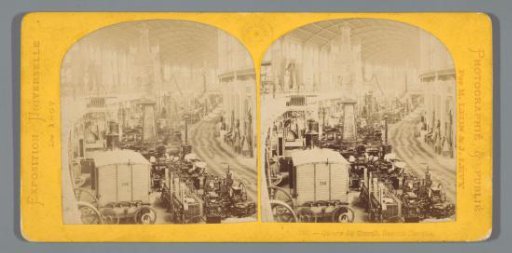 Danish Department in the Machine Hall at the World Exhibition of 1867