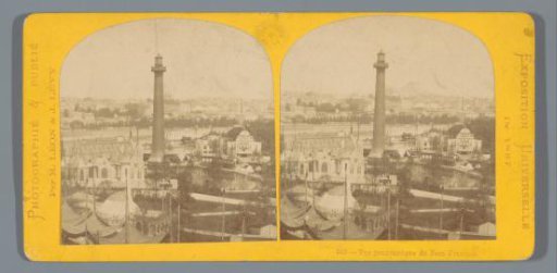 View of the French Park at the World Exhibition of 1867