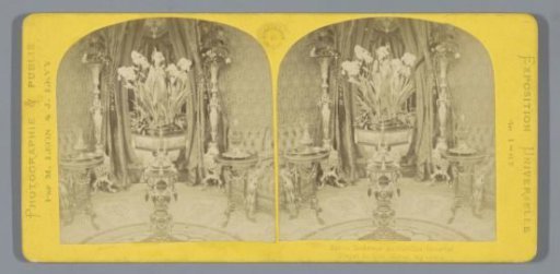 Interior of the Imperial Pavilion, furnished by Messrs Duval, at the World Exhibition of 1867