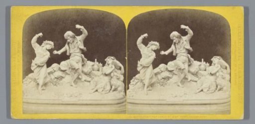Sculpture The Neopolitan Gipsy Dance after Léopold Harzé at the World Exhibition of 1872