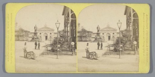 View of the Avenue between the Rotunda and the Machine Hall at the World Exhibition of 1873