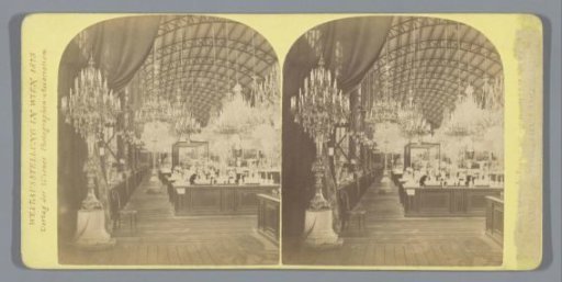Department of the Austrian glass industry at the World Exhibition of 1873