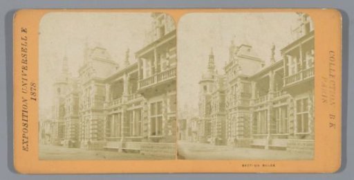 Belgian Pavilion at the World's Fair of 1878