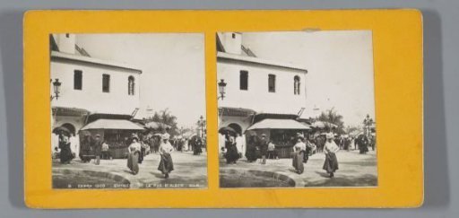 Reproduced street from Algiers at the 1900 World's Fair