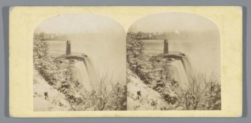 Niagara Falls and Terrapin Tower in Winter