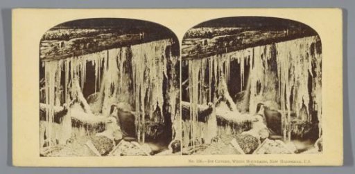 Ice Caves in the White Mountains, New Hampshire
