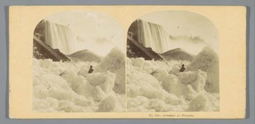 Ice Floes at the Base of American Falls, Niagara